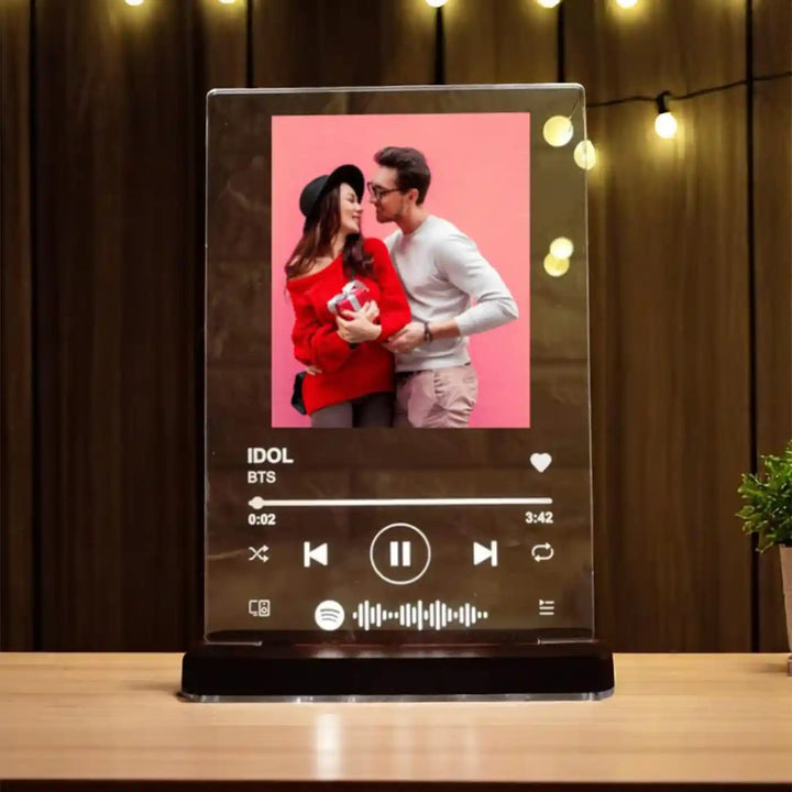 Photo Personalized Printed Music Player Theme Acrylic Decorative Plaque