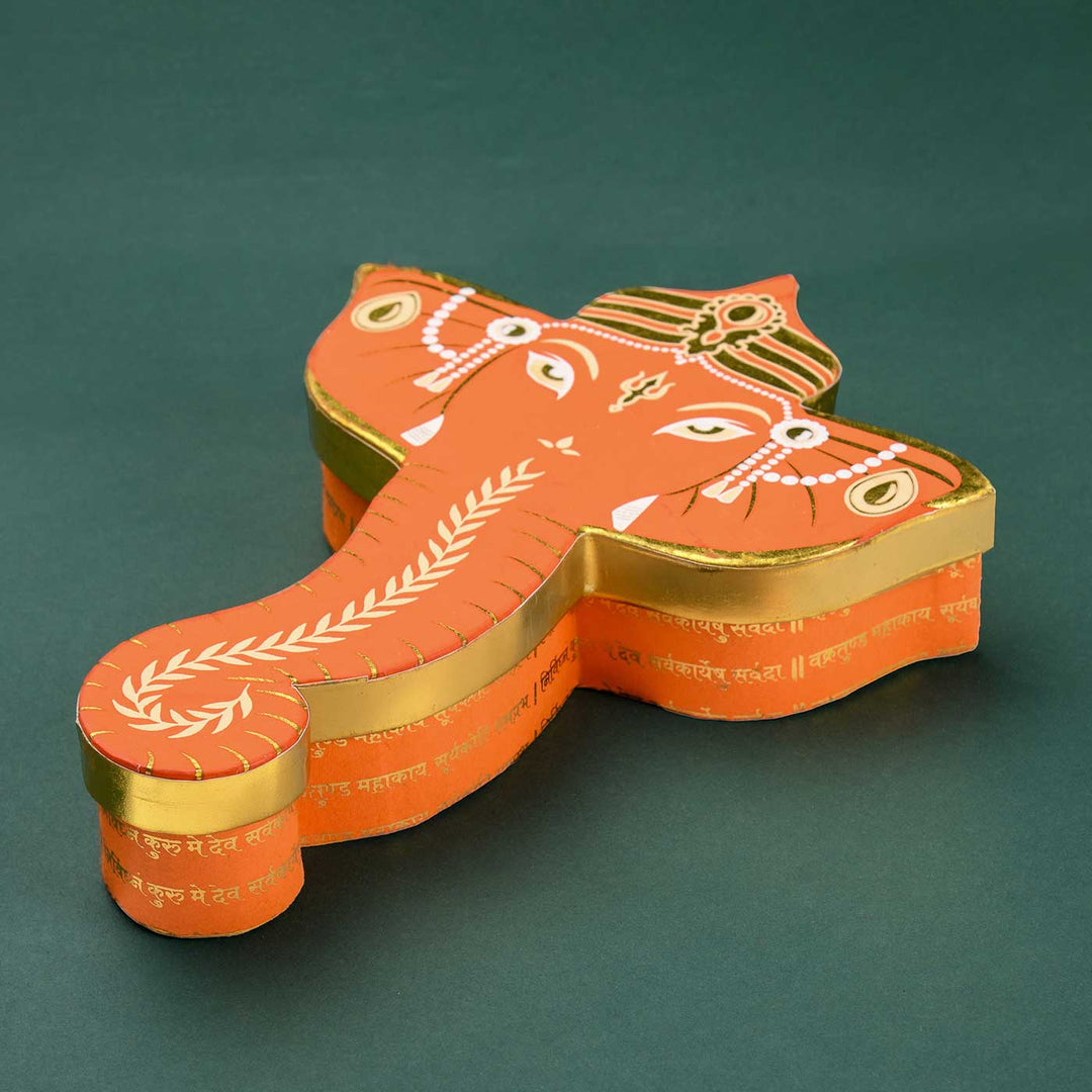 Handmade Ganesha Shaped Paper Gift Box
