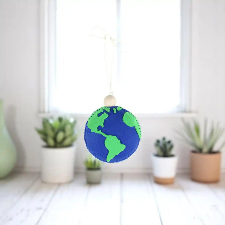 Handmade Earth Felt Hanging For Kids