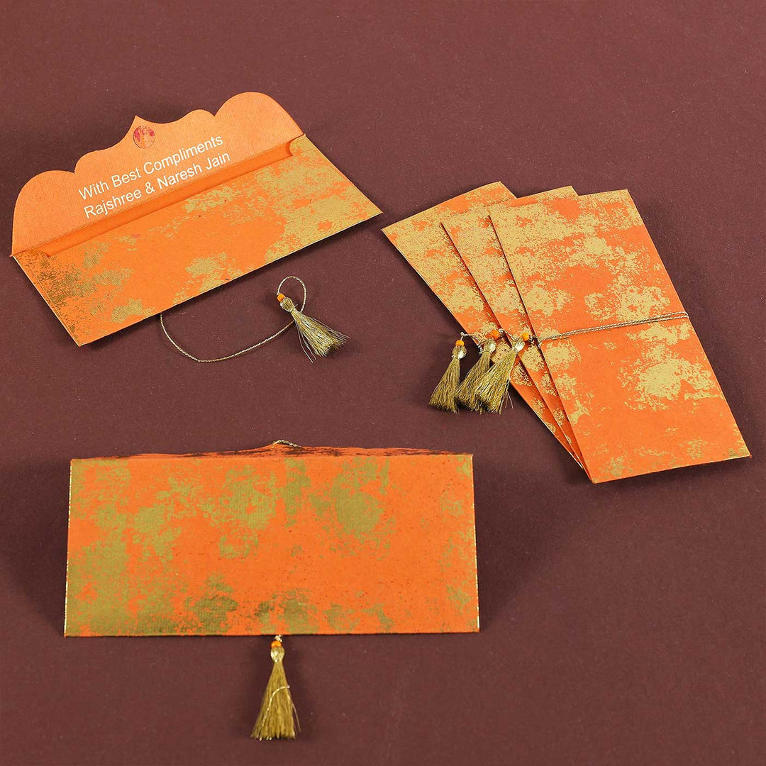 Personalized Handmade Texture Paper Envelopes | Set Of 10