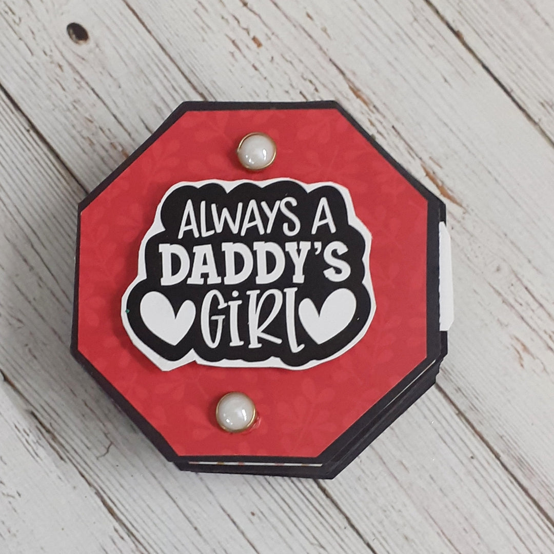 Personalized Handmade Paper Scrapbook For Fathers