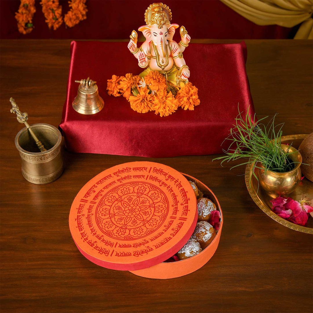 Handmade Jaap Round Paper Gift Box