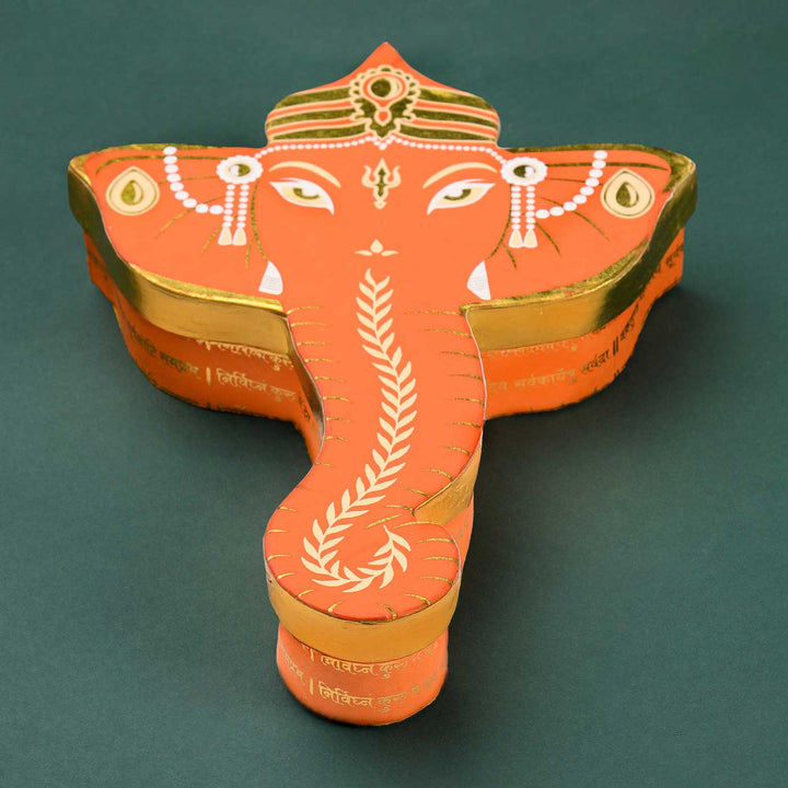 Handmade Ganesha Shaped Paper Gift Box