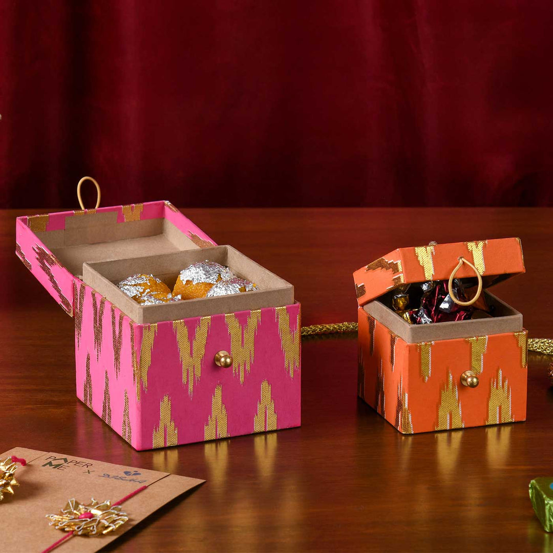 Handmade Sqare Shaped Paper Gift Box