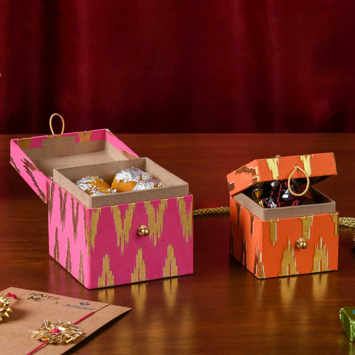 Handmade Sqare Shaped Paper Gift Box