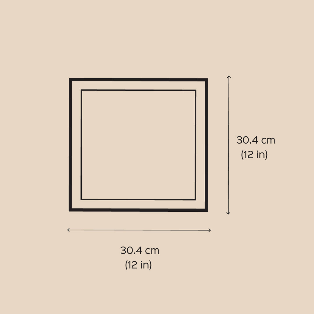 12 x 12 Inches | Photo Personalized Handmade Anniversary Theme MDF Wood Decorative Plaque With Lights