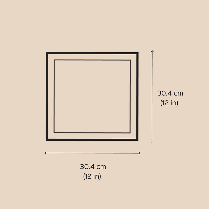 12 x 12 Inches | Photo Personalized Handmade Anniversary Theme MDF Wood Decorative Plaque With Lights