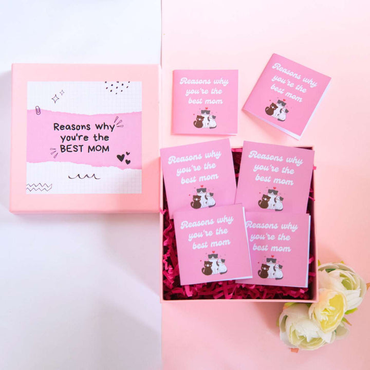 Handmade 50 Reasons Why You Are The Best Paper Greeting Card For Mothers