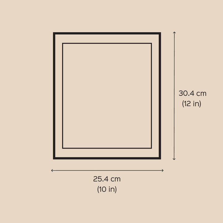 12 x 10 Inches | Photo Personalized Handmade Anniversary Theme MDF Wood Decorative Plaque With Lights