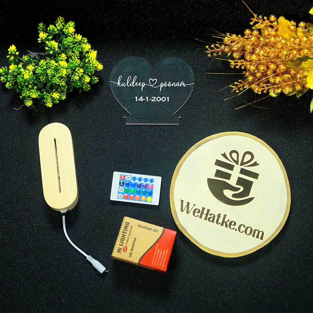 Personalized 3D Illusion Acrylic Table Lamp