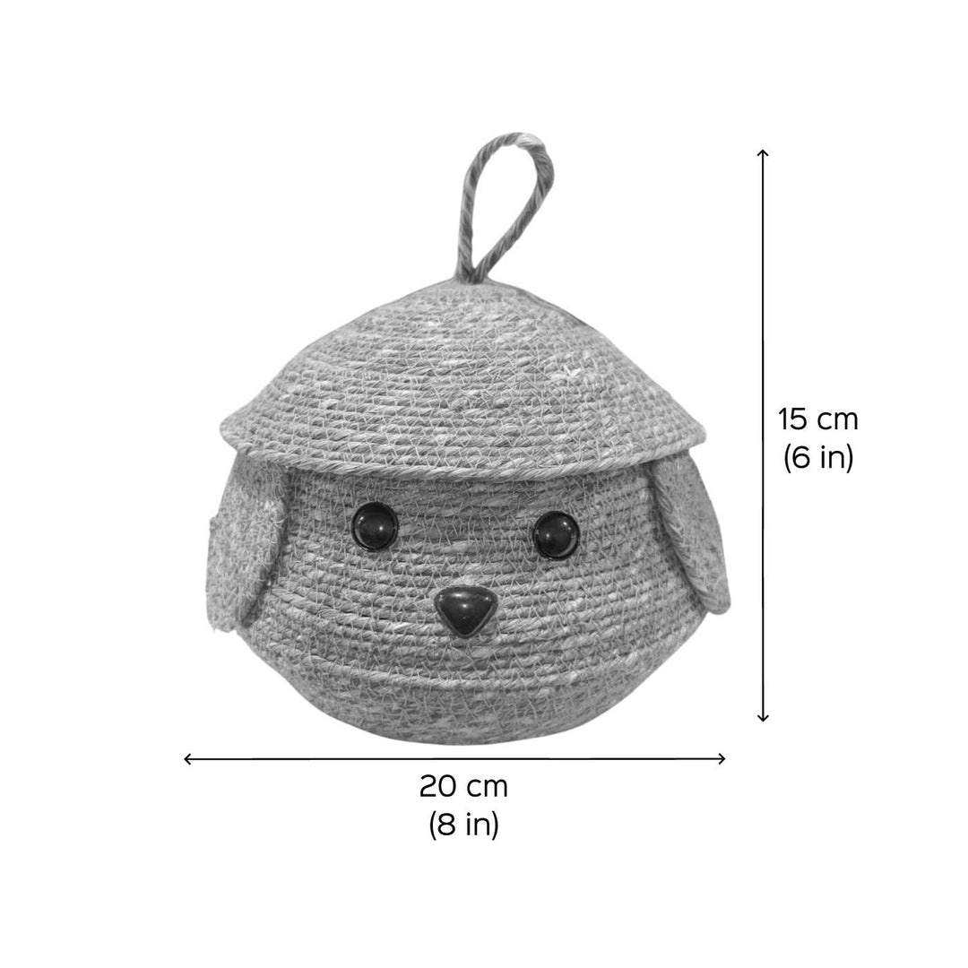 Handmade Coil Basketry Cute Matka Jute Baskets For Kids