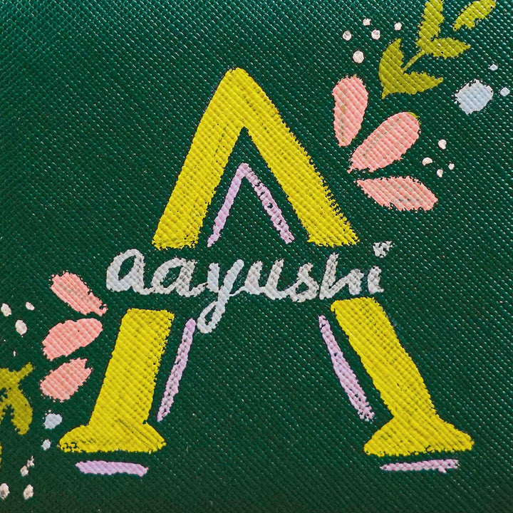 Personalized Handmade Floral Theme Leather Jewellery Box