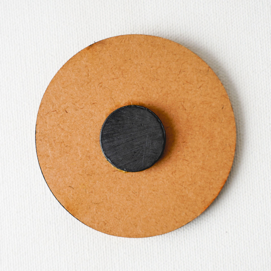 Handcrafted MDF & Clay Uncle Fridge Magnet