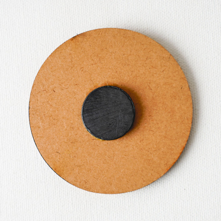 Handcrafted MDF & Clay Uncle Fridge Magnet