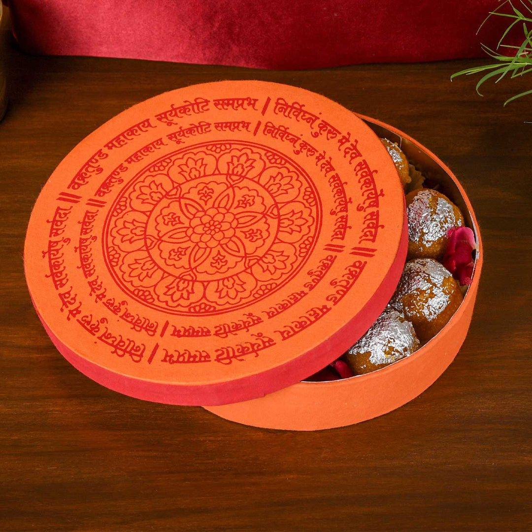 Handmade Jaap Round Paper Gift Box