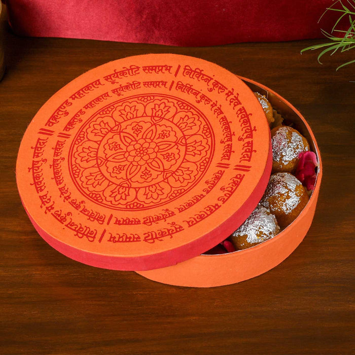 Handmade Jaap Round Paper Gift Box