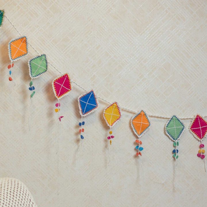 Handmade Crochet Kites Tail Design Bunting