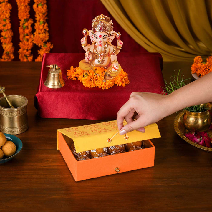 Handmade Ashtavinayak Small Paper Gift Box