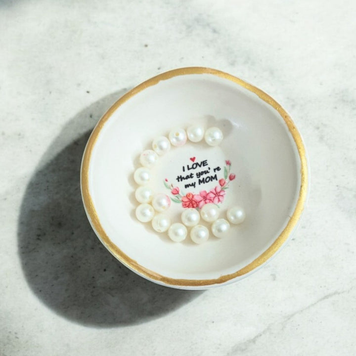 Personalized Handmade Concrete Trinket Bowl