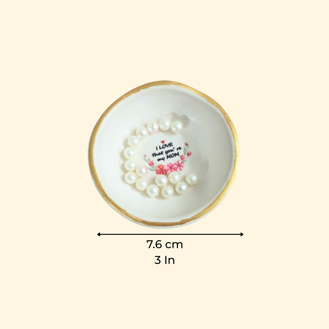 Personalized Handmade Concrete Trinket Bowl