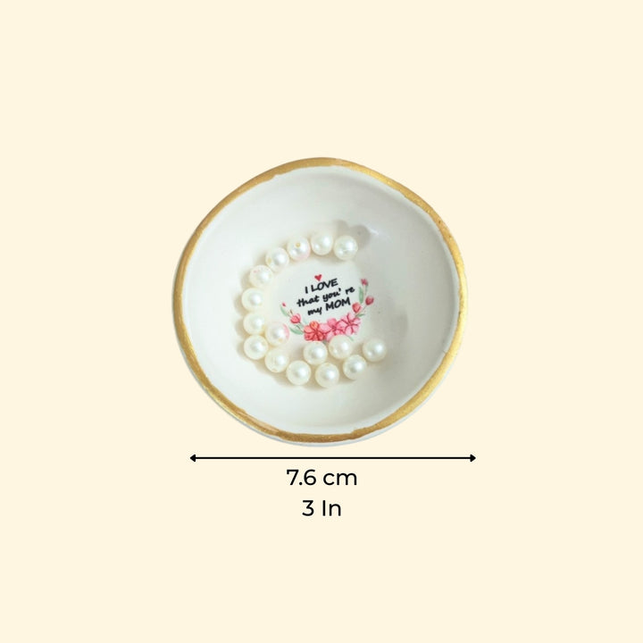 Personalized Handmade Concrete Trinket Bowl