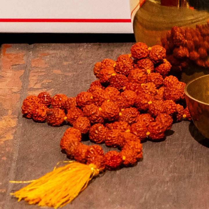 Meditation Gift Hamper | Includes 1 Dhoop Cones Pack, 8 Panchagavya Ghee Diya, 1 Singing Bowl, 1 Jaap Mala