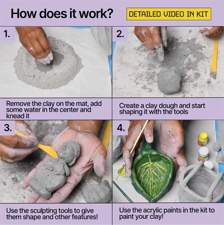 Clay Sculpting DIY Kit