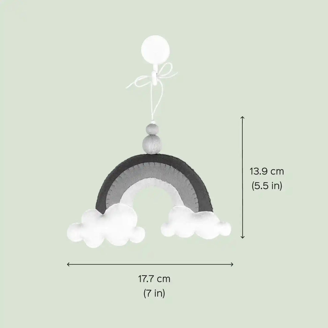 Handmade Rainbow Felt Hanging For Kids