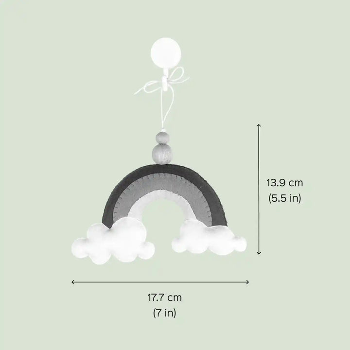 Handmade Rainbow Felt Hanging For Kids