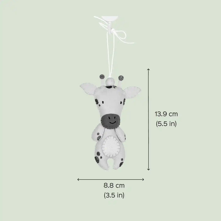 Handmade Giraffe Felt Hanging For Kids