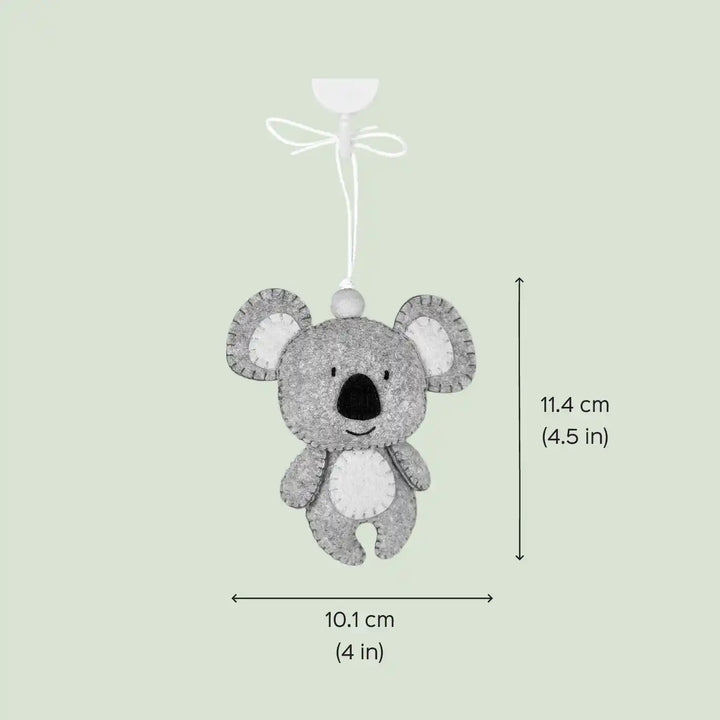 Handmade Koala Felt Hanging For Kids