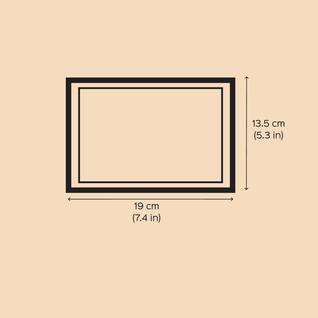 Daisy Style Hand Embroidered Photo With Wooden Frame