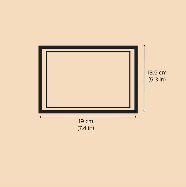 Daisy Style Hand Embroidered Photo With Wooden Frame