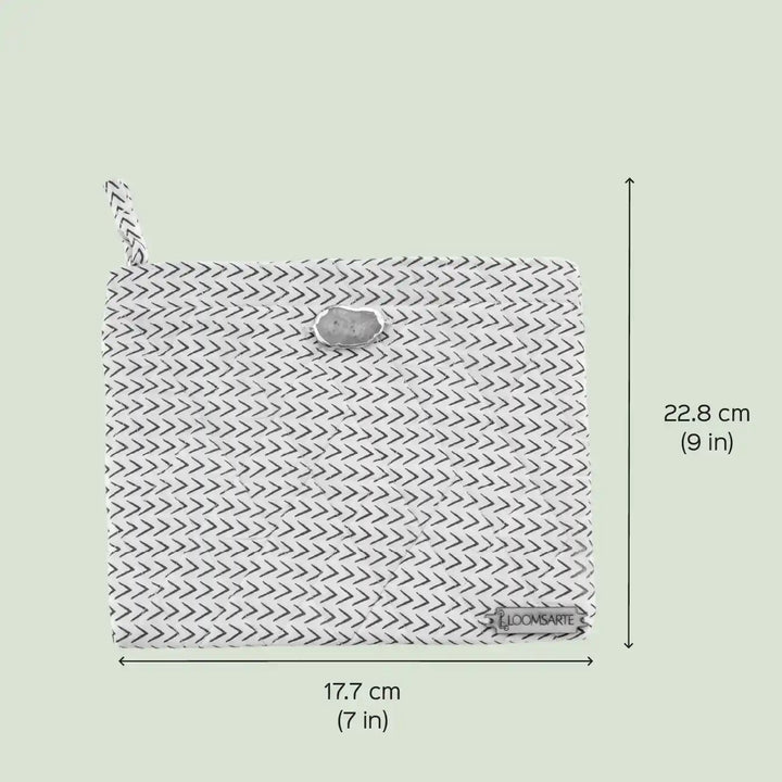 Blue Cotton Ecofriendly Travel Pouch Handy & Eco-Friendly | 9 x 7 inch