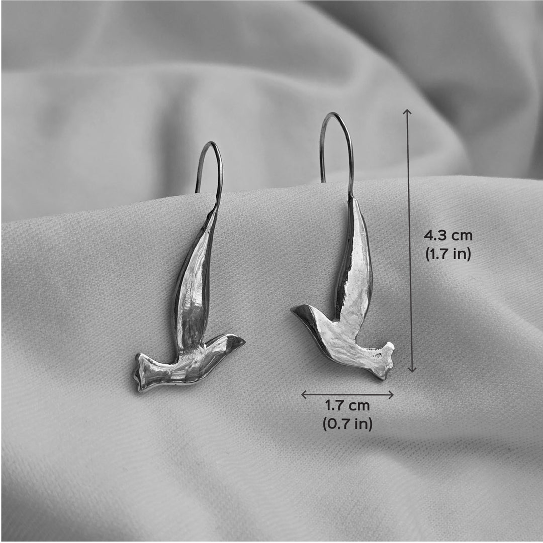 Handmade Nature'S Symphony Brass Earrings | Set Of 4