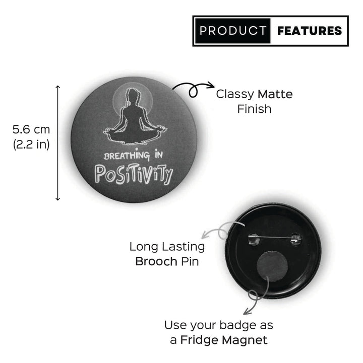 Handmade "Cooler Than You Think" Badge With Magnet