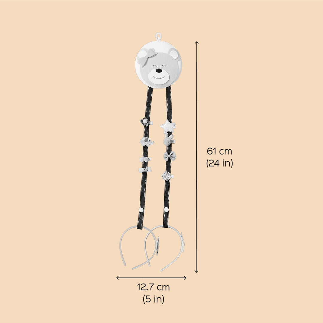 Handmade Unicorn Theme Felt Hair Clip Organiser