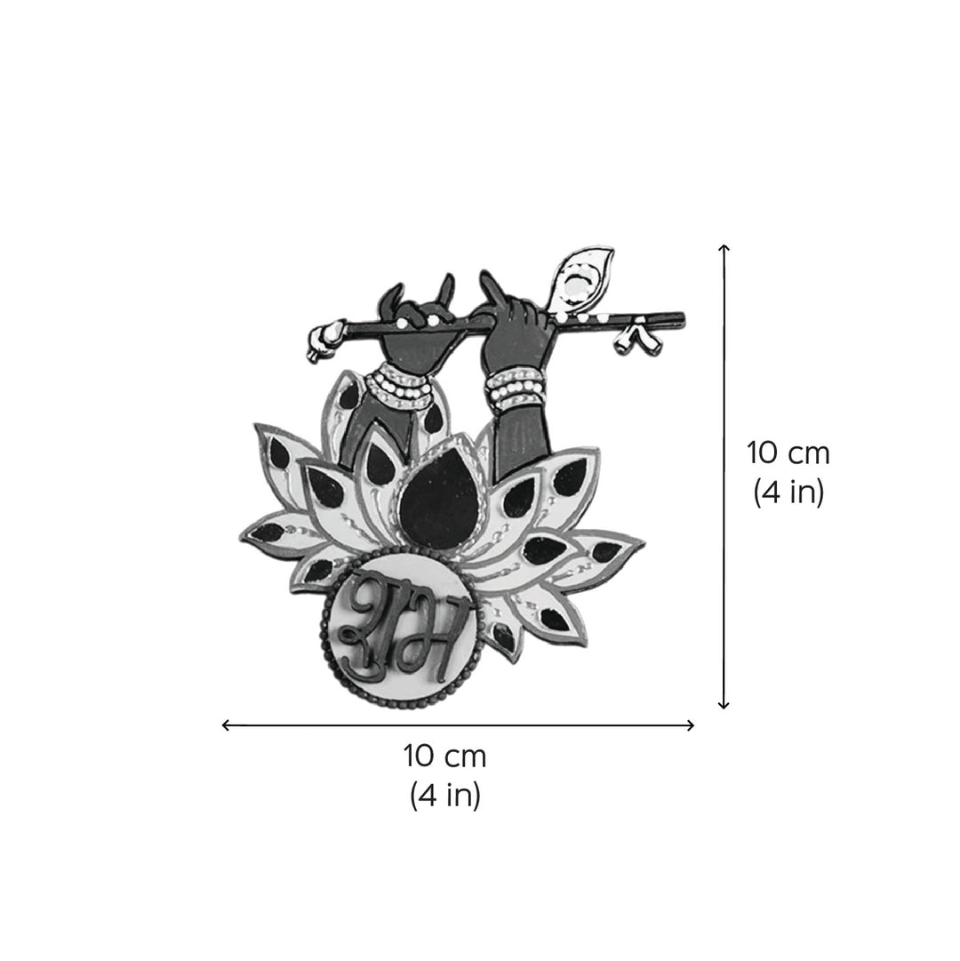 Handmade Krishna Shubh Labh Hanging | Set Of 2