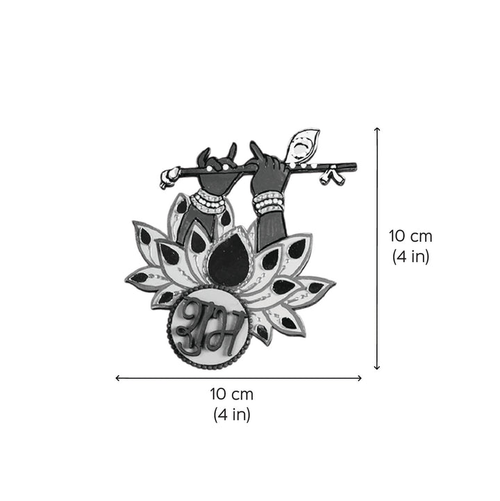 Handmade Krishna Shubh Labh Hanging | Set Of 2