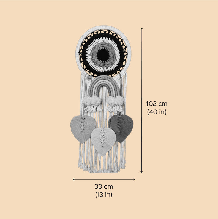 Handmade Macrame Evil Eye Theme Hanging