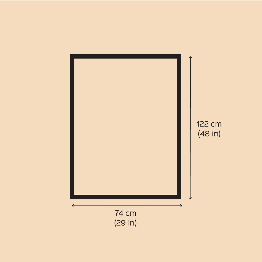 29 x 48 Inch | Maa Durga With Ten Arms | Original Hand Painted Kalighat Painting | Natural Pigment On Paper