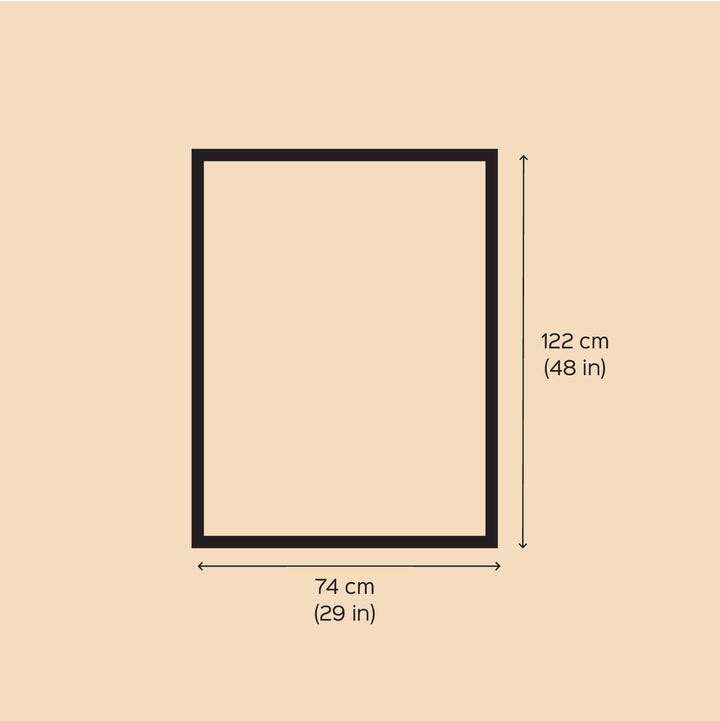 29 x 48 Inch | Maa Durga With Ten Arms | Original Hand Painted Kalighat Painting | Natural Pigment On Paper