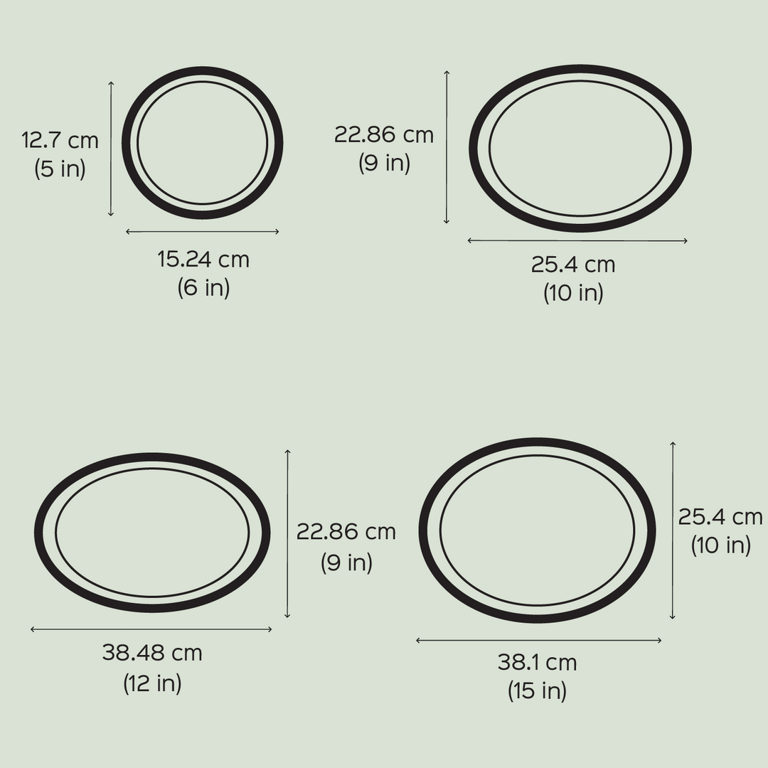 Personalized Oval Blue & Gold Resin Name Plate