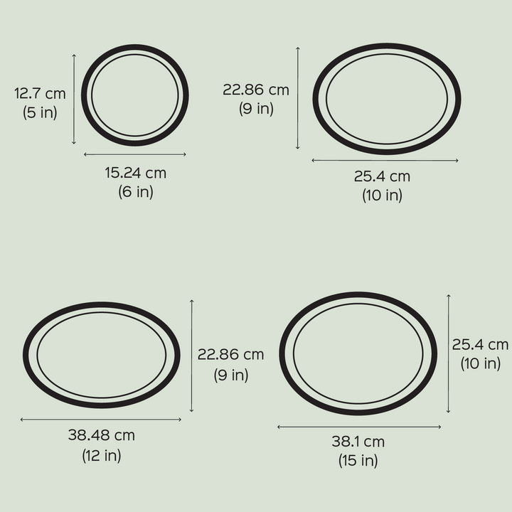 Personalized Oval Blue & Gold Resin Name Plate