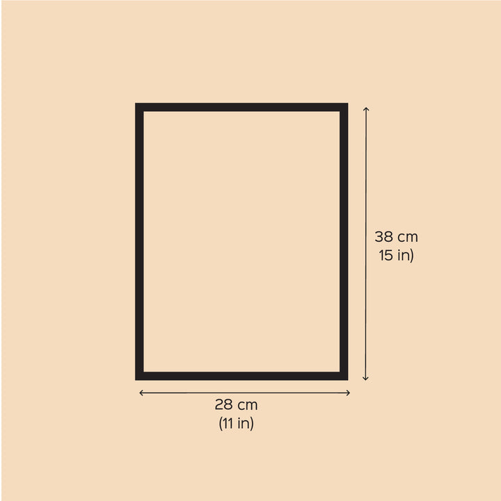 11 x 15 Inch | Colorful Elephant & Birds in Harmony | Original Hand painted Tribal Gond Art Painting | Acrylic Paints On Paper