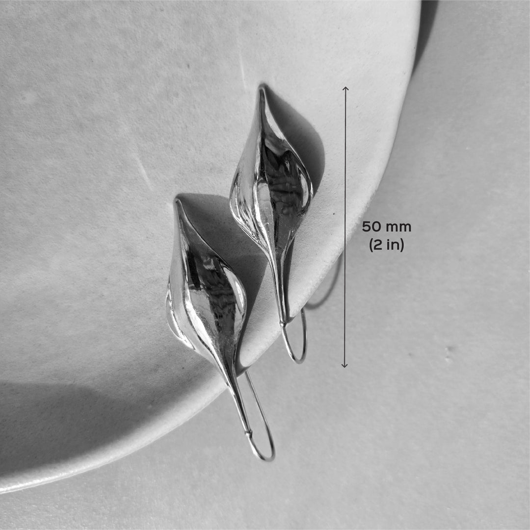 Handmade Ivana Design Brass Hoop Earrings