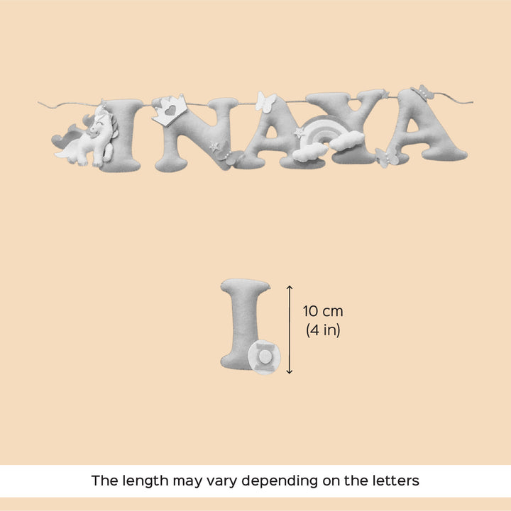 Personalized Handmade Unicorn & Rainbow Theme Felt Kids Bunting