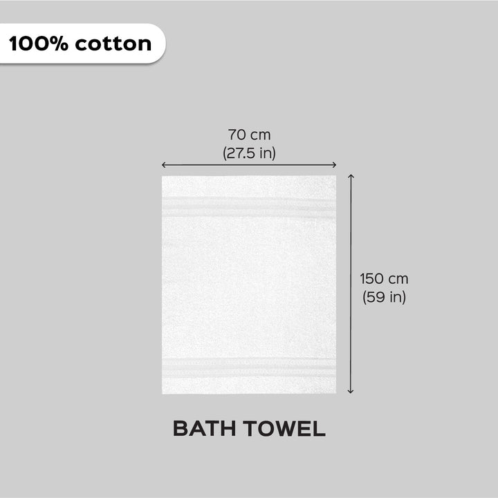 Personalized Embroidered Evil Eye Theme Cotton Bath Towel For Bhaiya And Bhabhi | Set Of 2