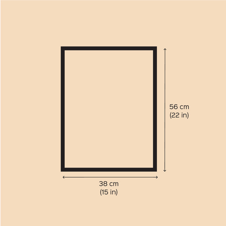 15 x 22 Inch | Elephant | Original Hand Painted Tribal Gond Art Painting | Acrylic Paints On Canvas