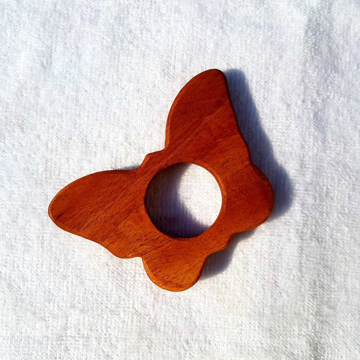 Neem Wood Animal Figure Teethers for Toddlers I Set of 3